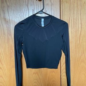 Black size 4 lululemon long sleeve